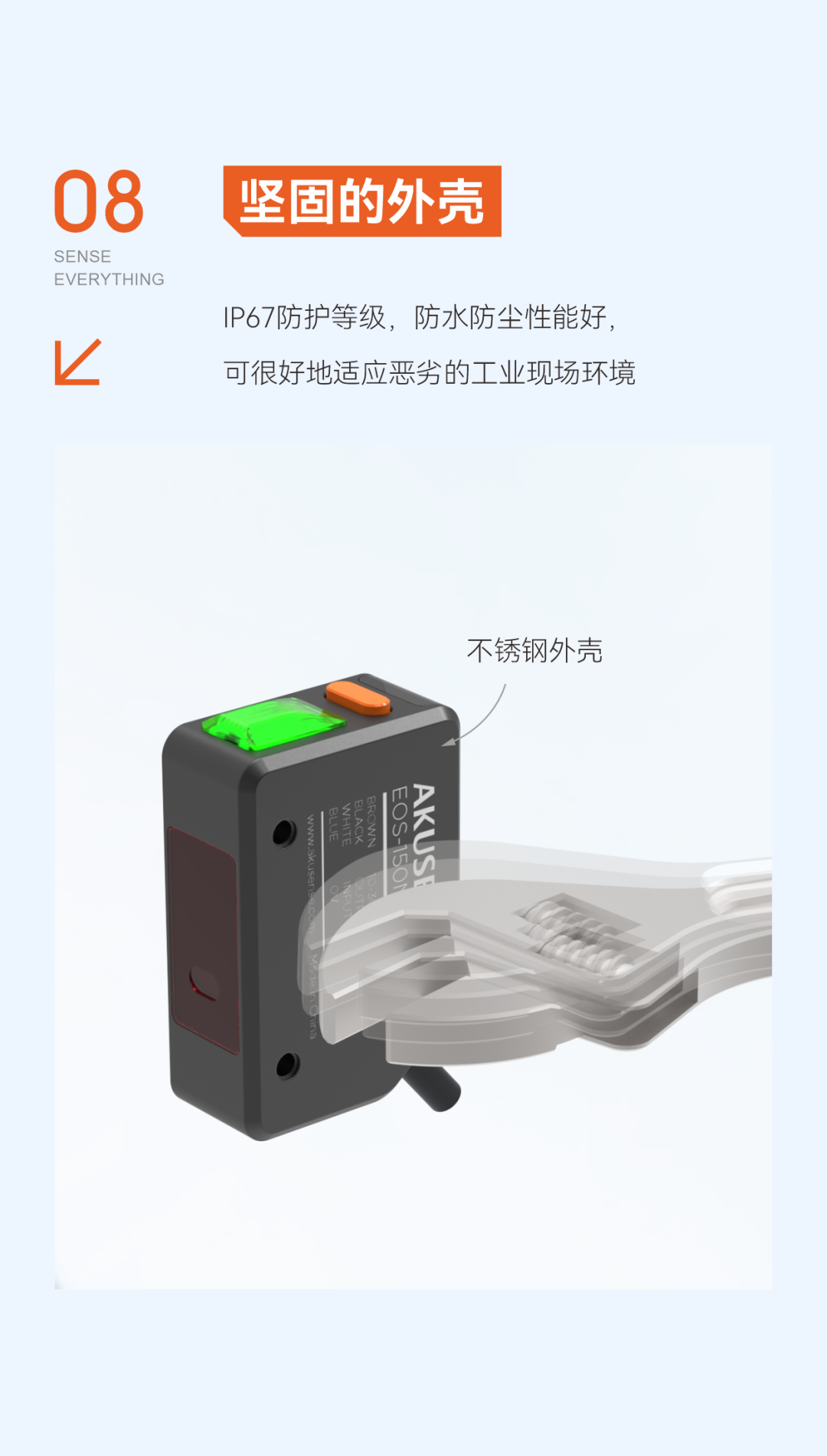 黑色、高反光等复杂检测难题始终困扰着生产线的效率与质量。针对这一痛点,我们全新推出的背景抑制CMOS型激光传感器,以真正黑白等距、超强抗干扰、使用便捷三大核心优势,重新定义工业检测的可靠性标准。