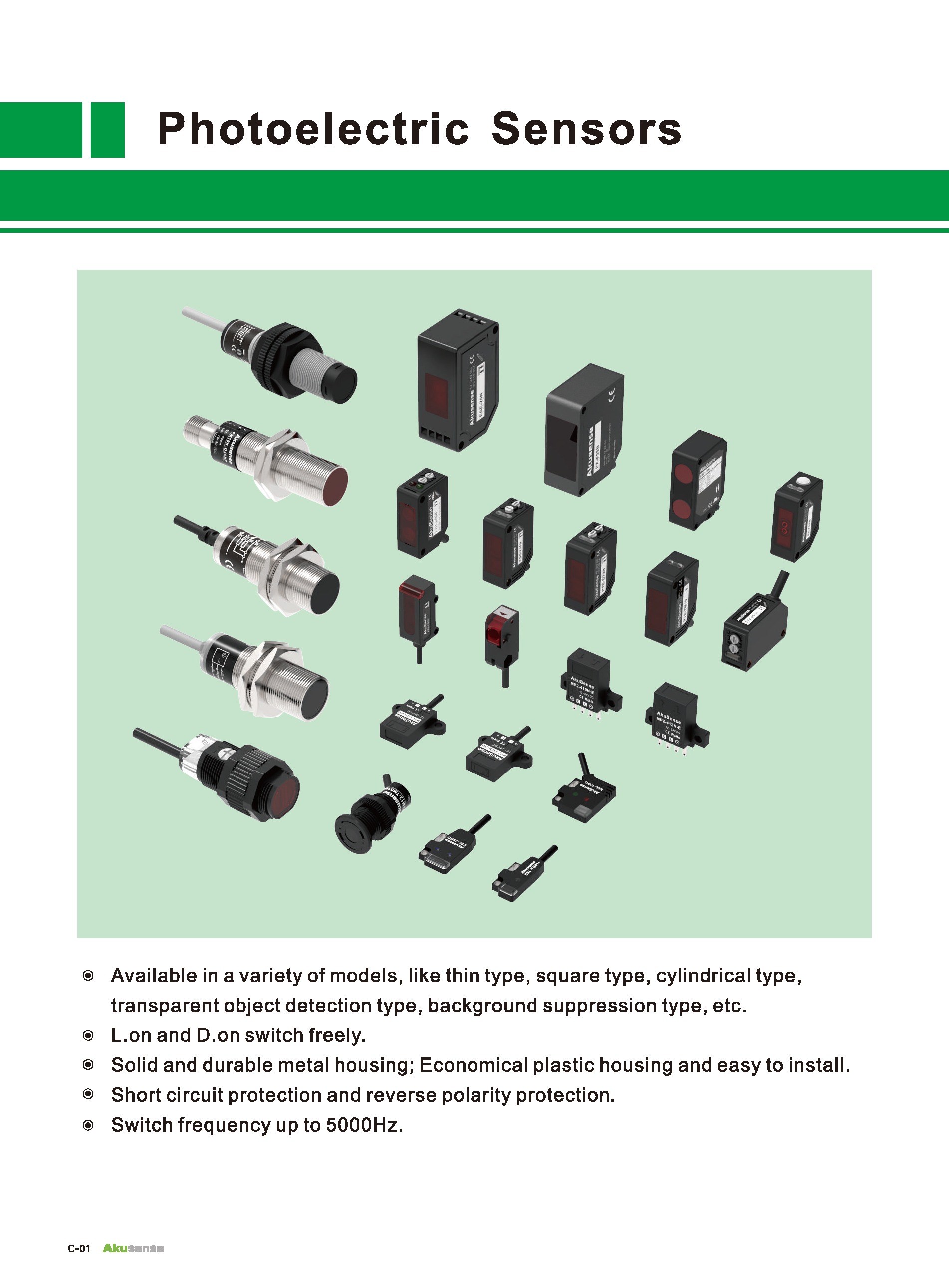 Download Akusense Sensor Catalogs Technical Data
