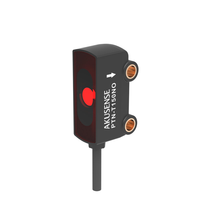 PTN-T150NC — Photoelectric sensor, through-beam, up to 1500 mm, NPN, light-on, cable 2 m, 3 cores