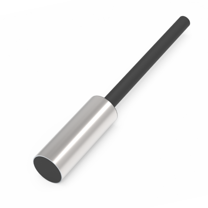 TSSF6.5-02NC — Inductive sensor ø6.5, flush, 2 mm, NPN NC, cable 2 m, 3 cores
