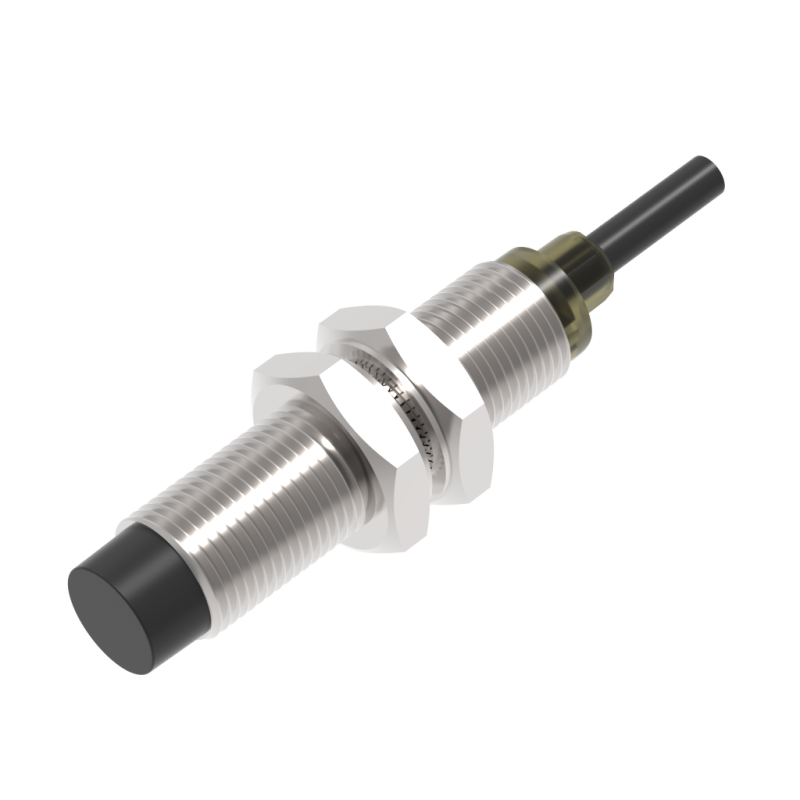 TLN12-08NO — Inductive sensor M12, non-flush, 8 mm, NPN NO, cable 2 m, 3 cores