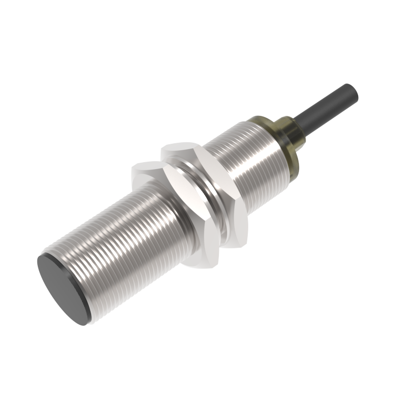 TLF18-08PO — Inductive sensor M18, flush, 8 mm, PNP NO, cable 2 m, 3 cores
