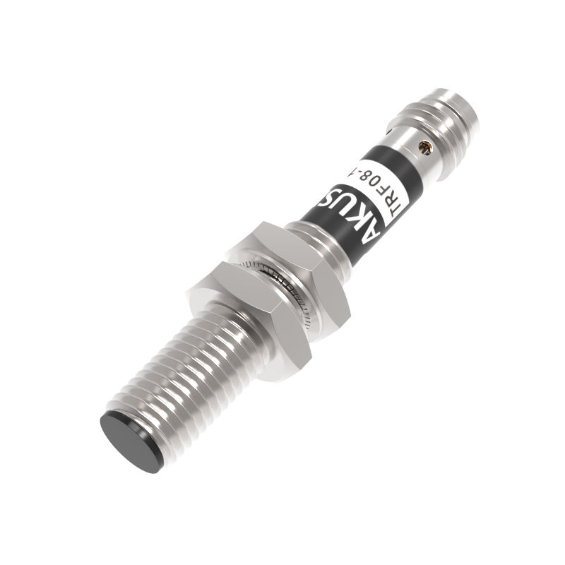 TRF08-1.5NO-E1 — Индуктивен сензор M8, вграден, 1,5 mm, NPN НО, конектор M8, 3 пина