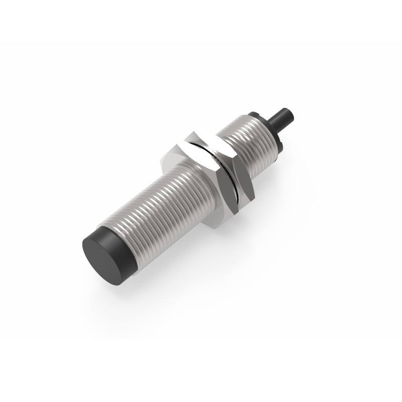 TDN12-08HO — Inductive sensor M12, non-flush, 8 mm, 2-wire DC NO, cable 2 m, 2 cores
