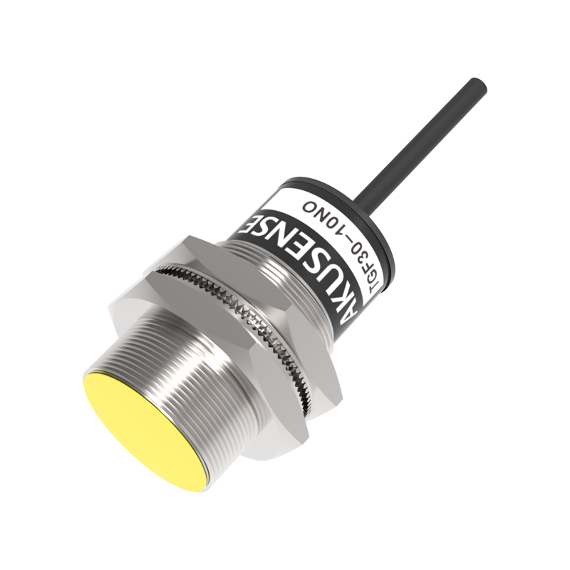 TGF30-10NC — Индуктивен сензор M30, вграден, 10 mm, NPN НЗ, кабел 2 m, 3 жила