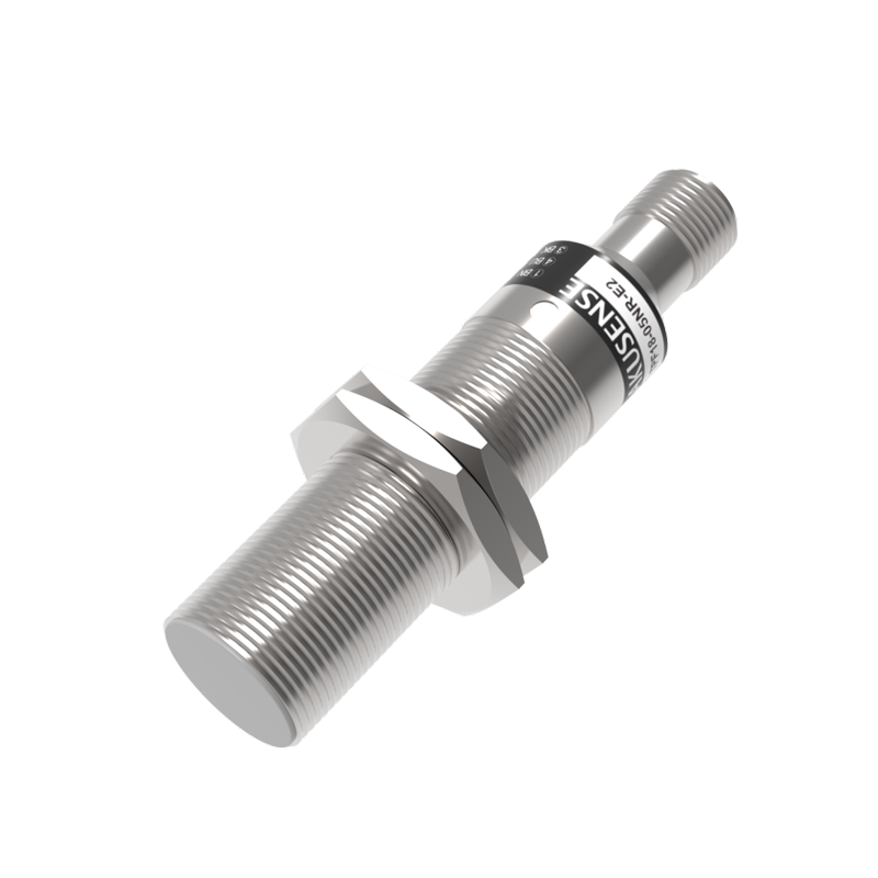 TPF18-08NR-E2 — Inductive sensor M18, flush, 8 mm, NPN NO/NC, switchable, M12 connector, 4 pins