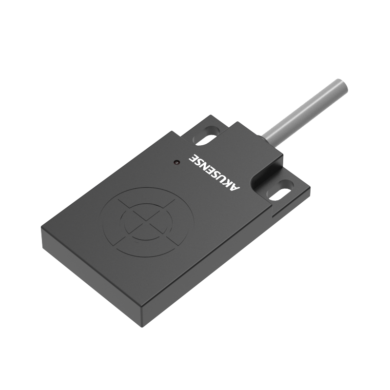 CQ07-05NO — Capacitive sensor, flat, flush, 5 mm, NPN NO, cable 2 m, 3 cores