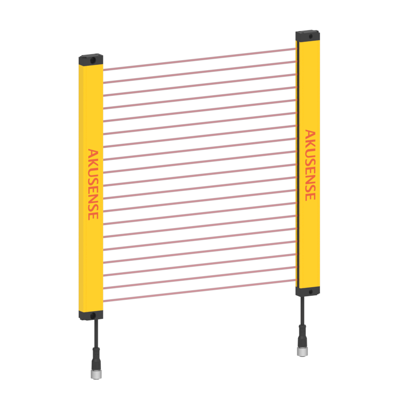 BCL20-T1003PC — Safety light curtain, 10 beams × 20 mm, protective height 180 mm, PNP