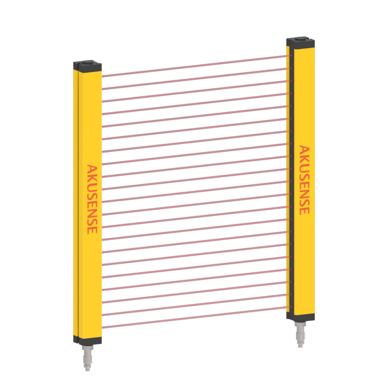 BML30-T1003PC — Safety light curtain, 10 beams × 30 mm, protective height 270 mm, PNP